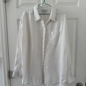 Athleta Linen Button-Up Shirt